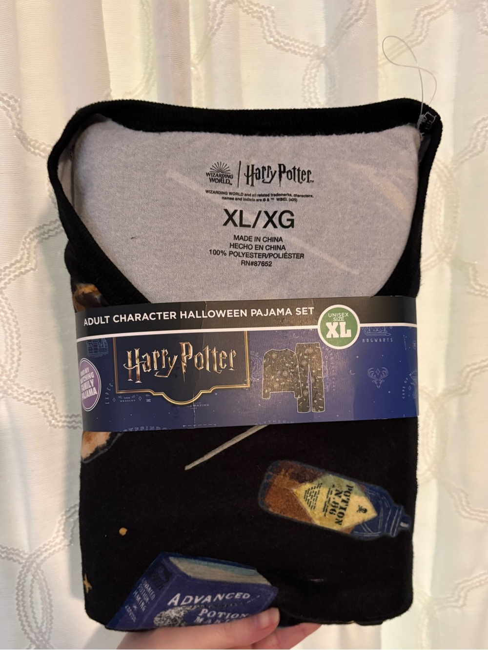 Warner Bros. Harry Potter Adult Halloween Pajama Set NWT Size XL